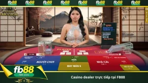 casino dealer trực tiếp tại FB88