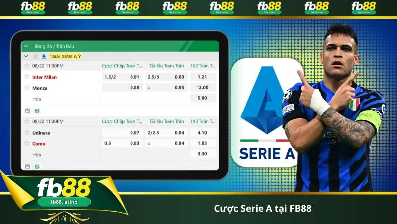 cược Serie A tại FB88