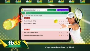 cược tennis online tại FB88