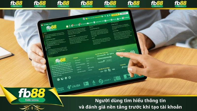 Người dùng tìm hiểu dữ liệu để phân tích xem hệ thống FB88 có uy tín không
