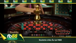 roulette châu Âu tại FB88