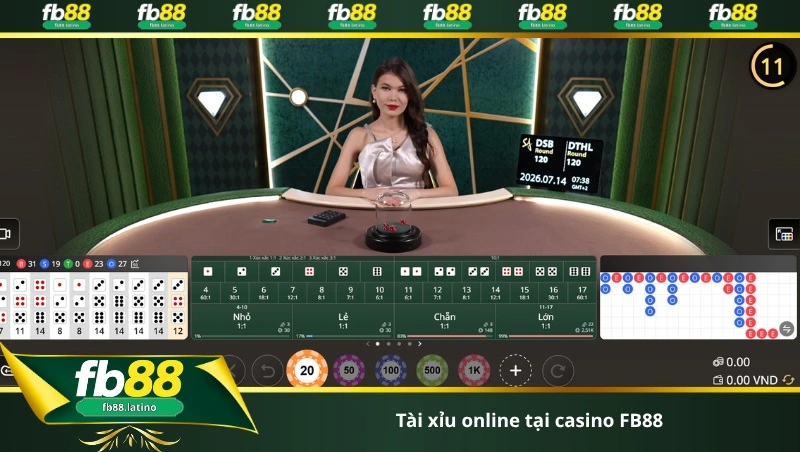 tài xỉu online tại casino FB88